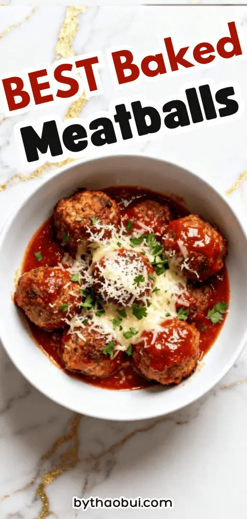 There is nothing better than a cozy homemade dinner that fills the whole kitchen with amazing smells. ❤️ Best Baked Meatballs are made with simple ingredients for juicy Baked Italian Meatballs that taste just like Authentic Italian Meatball Recipes, perfect with your favorite sauce. 🍝 Save this for the next time you want comforting Italian Meatballs Recipe everyone will ask for again.