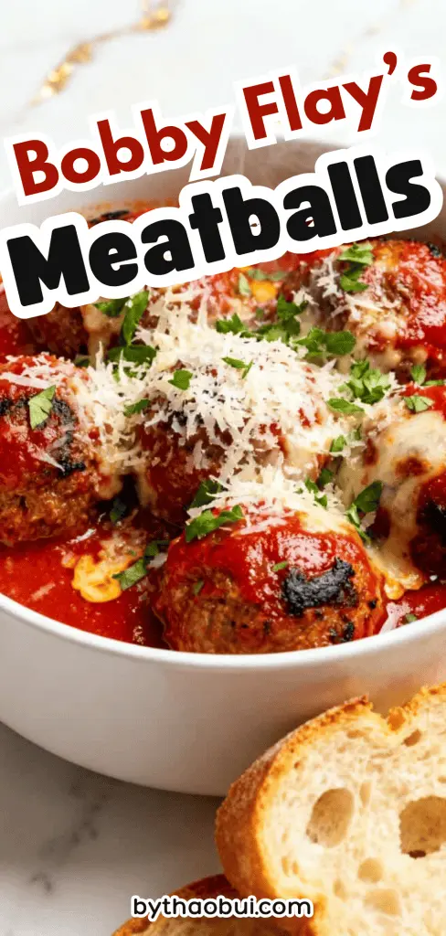 Some nights I just want a comforting Italian meal that tastes like it took hours to make. 🇮🇹 Bobby Flay&rsquo;s Meatballs are packed with flavor and pair perfectly with classic Italian meatballs, Bobby Flay Italian recipes, and rich marinara sauce. 🍝 Save this recipe for your next homemade Italian dinner everyone will look forward to.