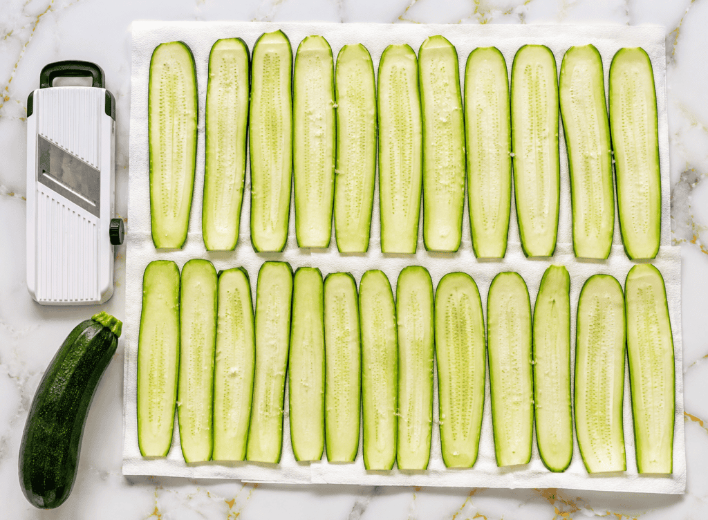 Three Cheese Zucchini Rollatini