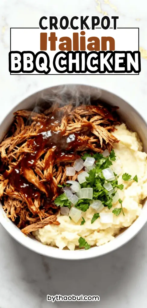 😅 Some days you just need dinner to cook itself while you get everything else done. 🍗 Crockpot Italian BBQ Chicken is packed with flavor using Crockpot Recipes BBQ Chicken, Italian Dressing Chicken In Crockpot, and Crockpot Chicken With BBQ Sauce for a simple family meal. 📌 Save this for your next Easy Crockpot BBQ Chicken night because it's one recipe you'll want on repeat.
