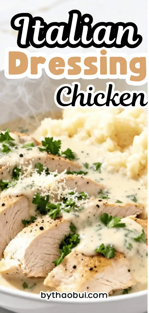 Some evenings I need dinner to be simple without giving up on flavor. 🍗 Italian Dressing Chicken is juicy, easy to make, and packed with the flavors of Italian Chicken Recipes using a simple Italian Dressing Chicken Marinade for tender results every time. ❤️ Save this recipe for your next cozy Italian chicken dinner!