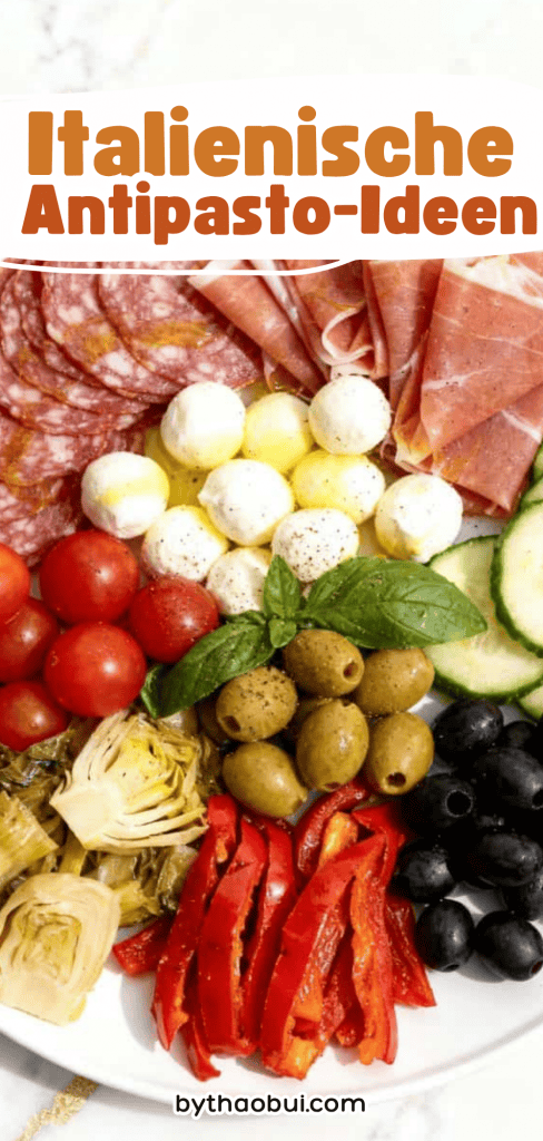 Every time friends come over, I want something that looks impressive without spending hours in the kitchen. Italienische Antipasto-Ideen combines an Easy Antipasto Platter with Italian Cheese, Marinated Olives, and Sliced Meat for a beautiful spread everyone loves. Save this for your next Antipasto Platter Ideas For Party moment 🧀🍷