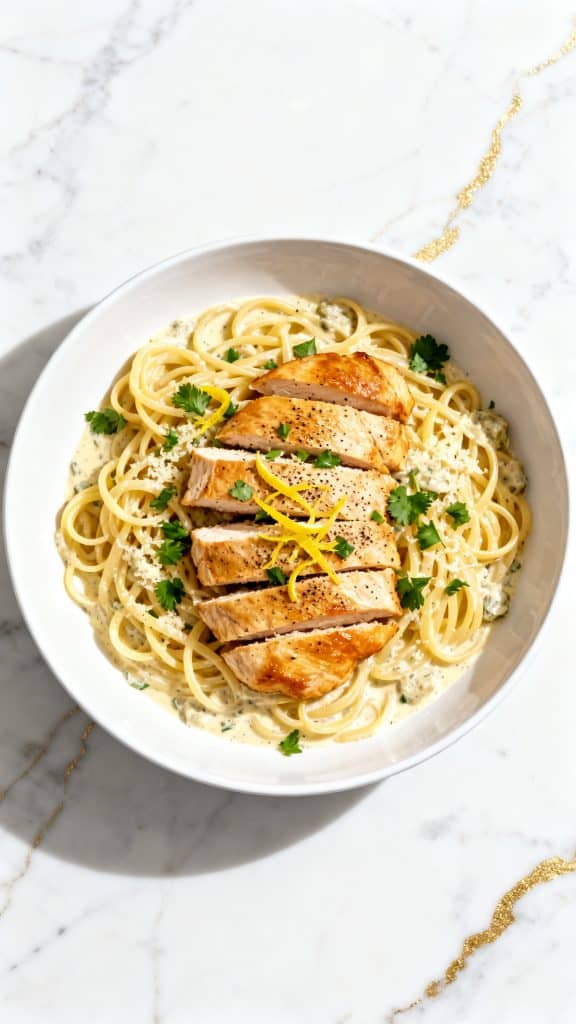 Italian Lemon Chicken Pasta