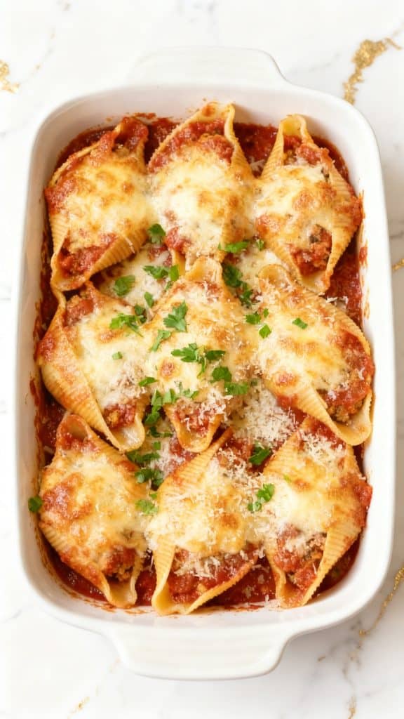 Sausage & Ricotta Stuffed Shells