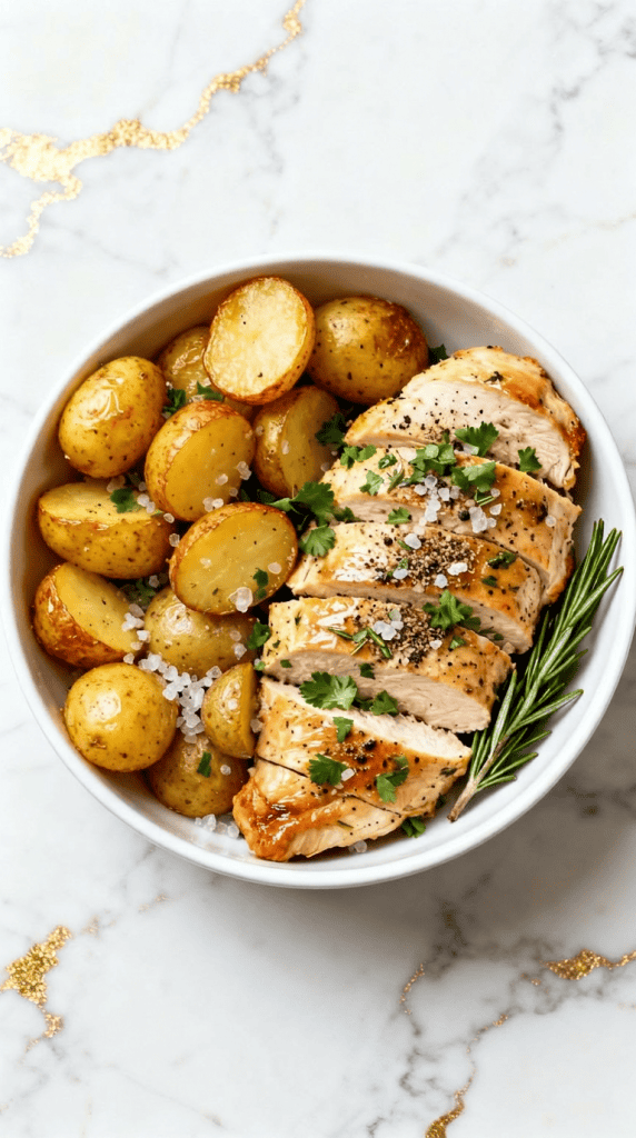 Sonia&rsquo;s One-Pan Garlic Herb Chicken and Potatoes