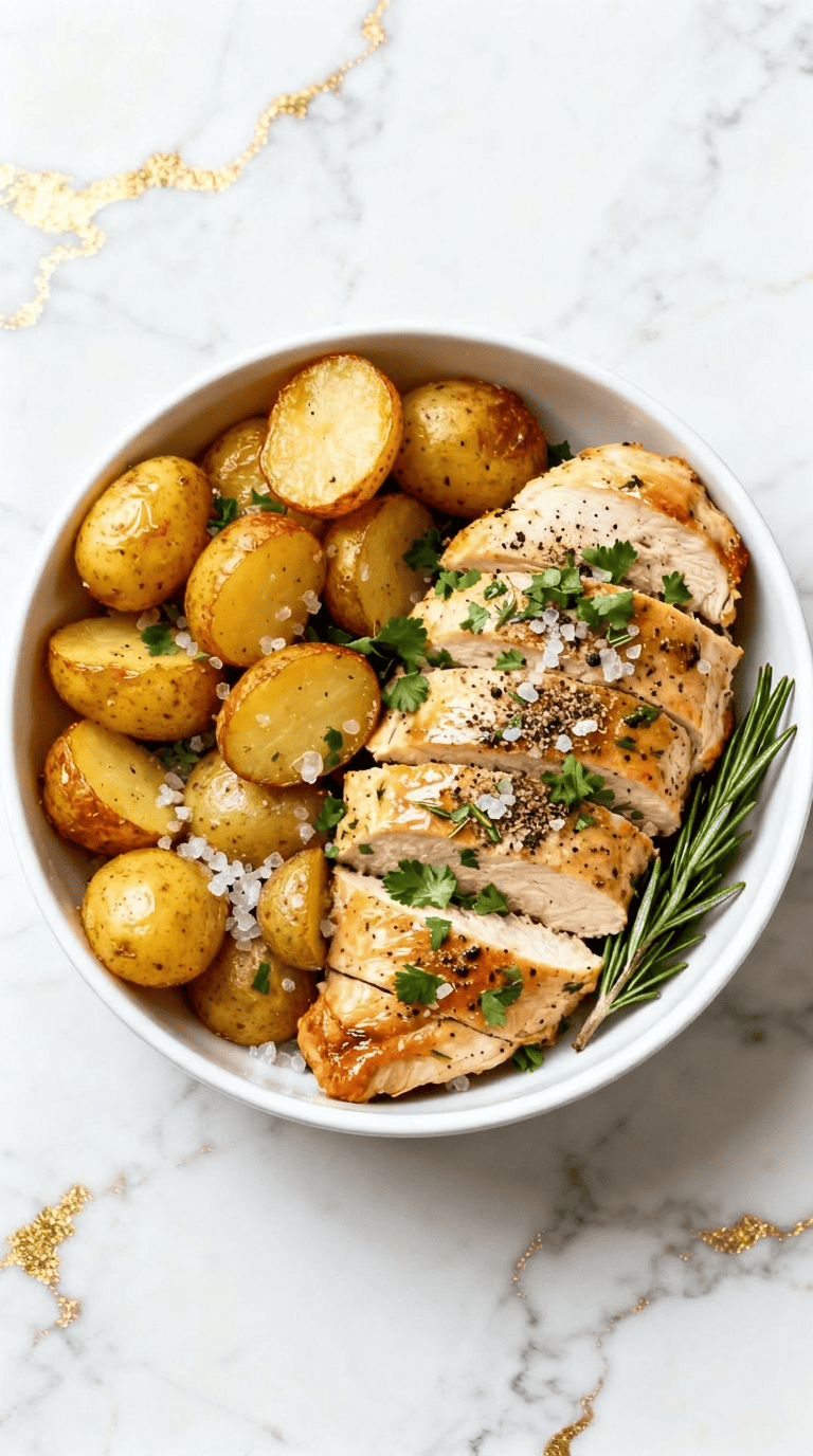 Sonia’s One-Pan Garlic Herb Chicken and Potatoes