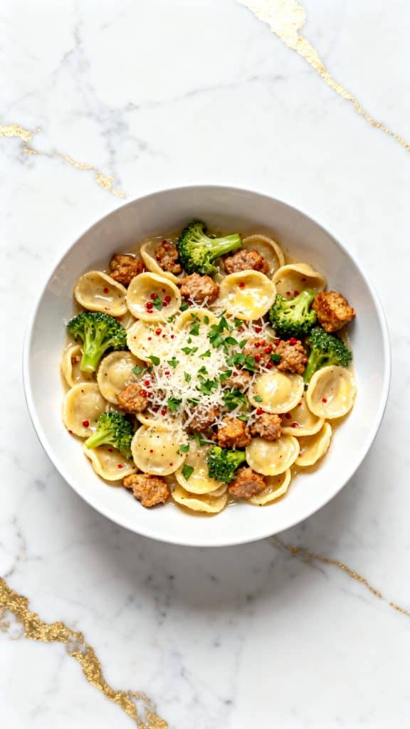 Orecchiette with Sausage and Broccoli
