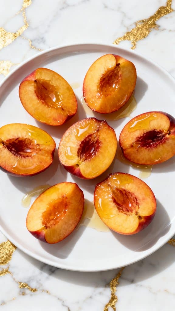 Grilled Nectarine Burrata Prosciutto Salad