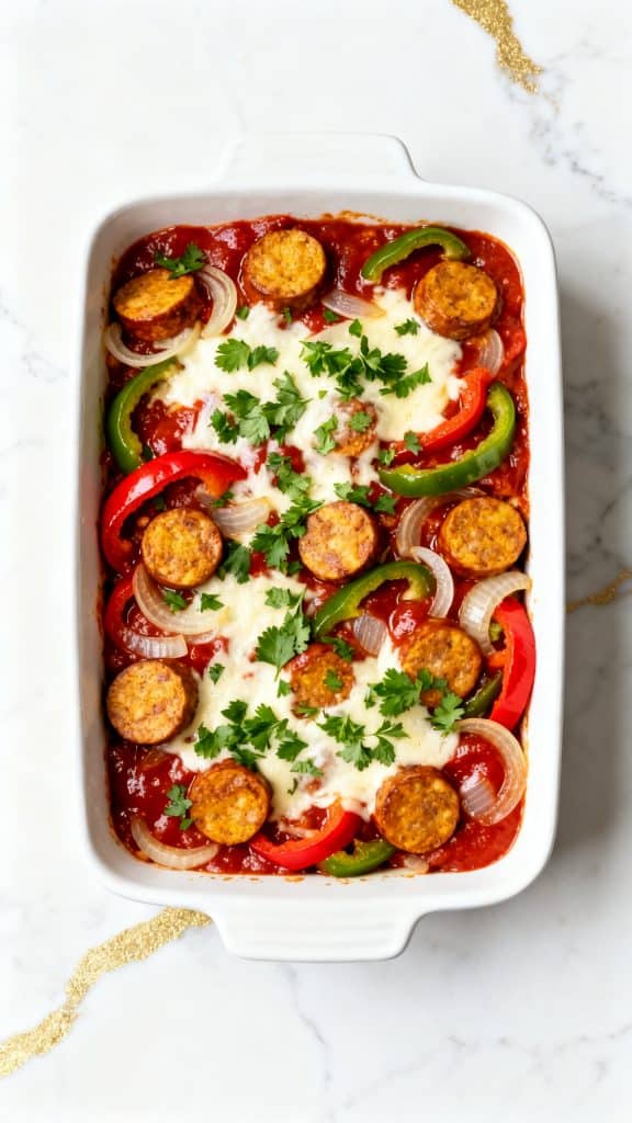 Italian Sausage & Pepper Casserole
