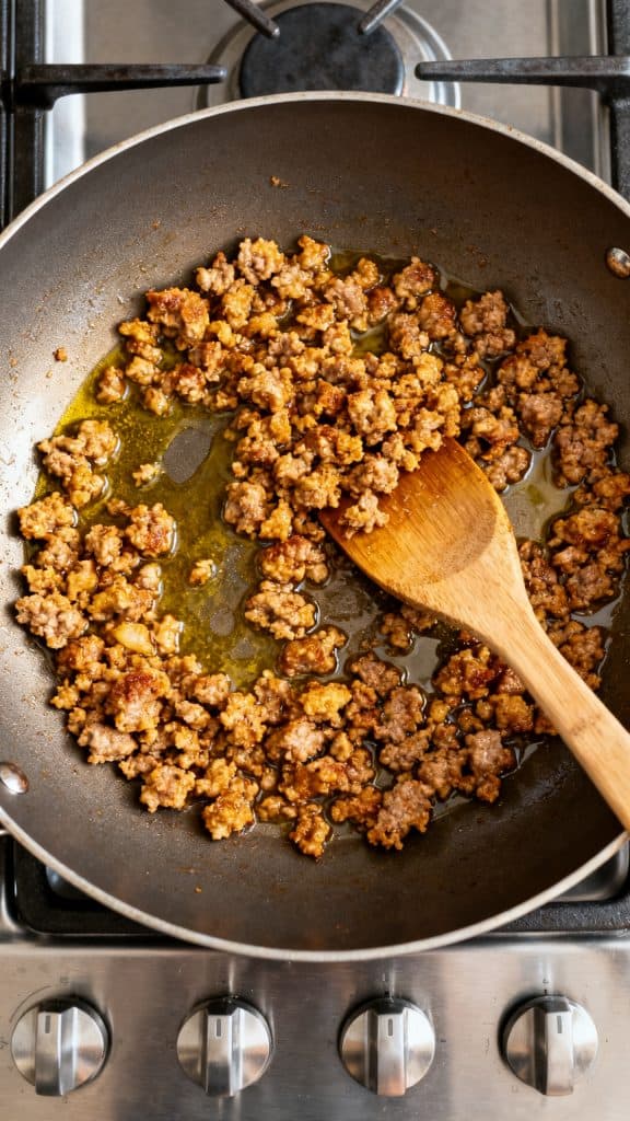One Pan Tortellini with Sausage