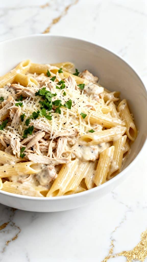 Crock Pot Olive Garden Chicken Alfredo Pasta