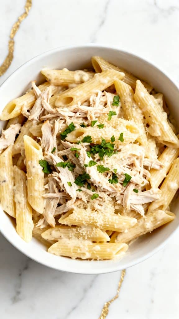 Crock Pot Olive Garden Chicken Alfredo Pasta
