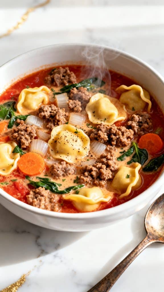 Sausage and Tortellini Soup Recipe
