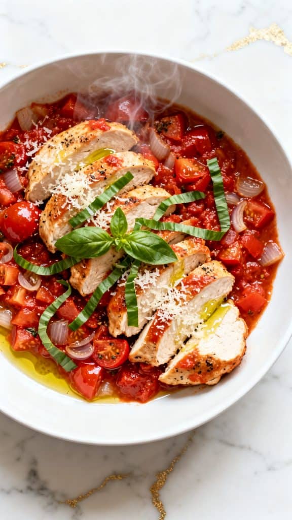 Healthy Chicken Pomodoro