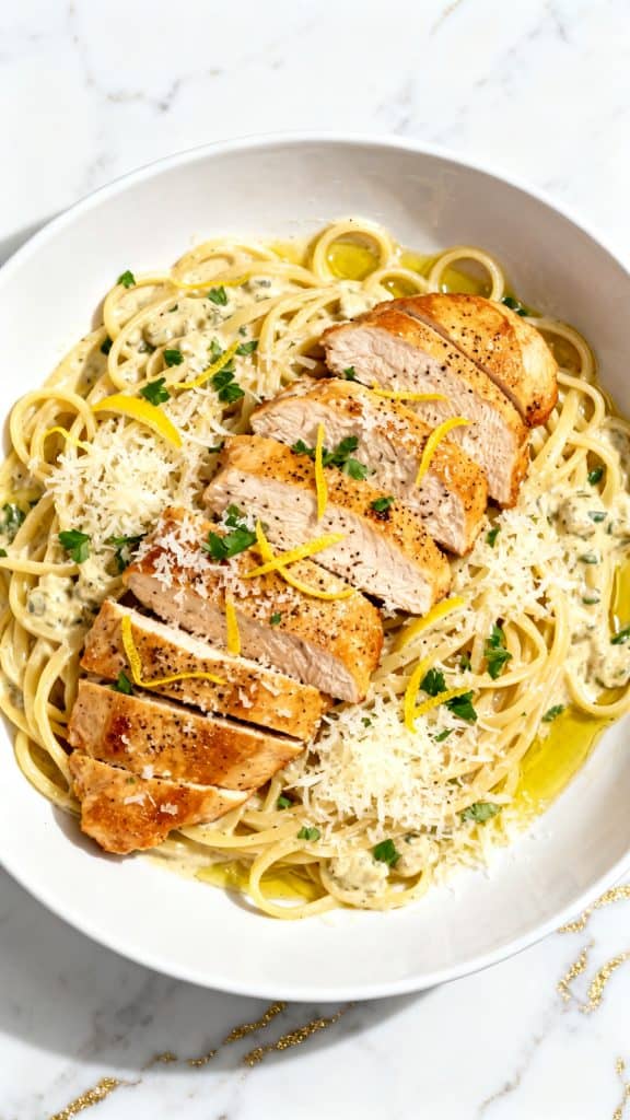 Italian Lemon Chicken Pasta