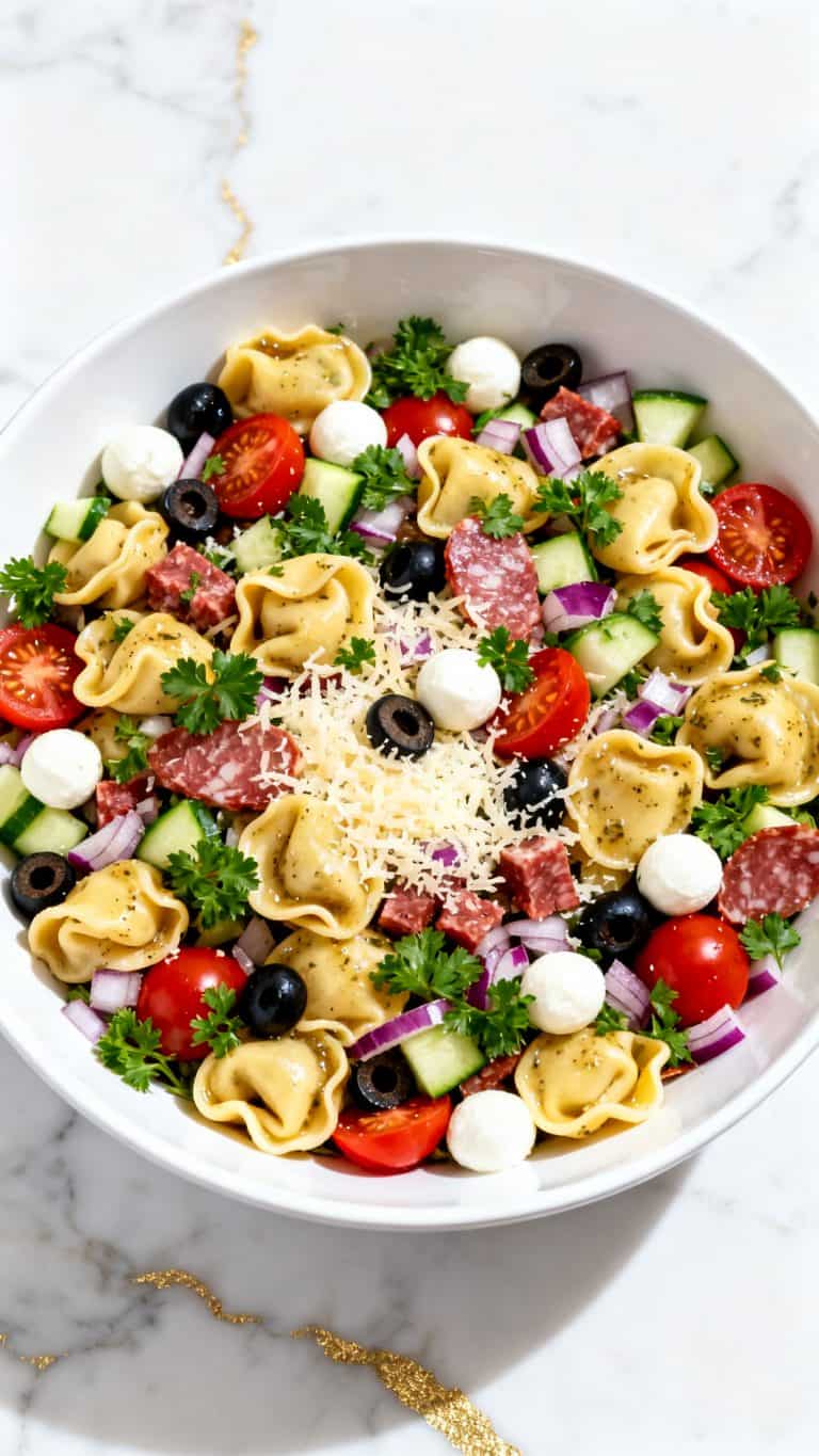 Italian Tortellini Pasta Salad