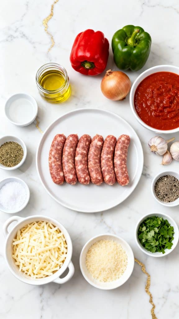 Italian Sausage & Pepper Casserole