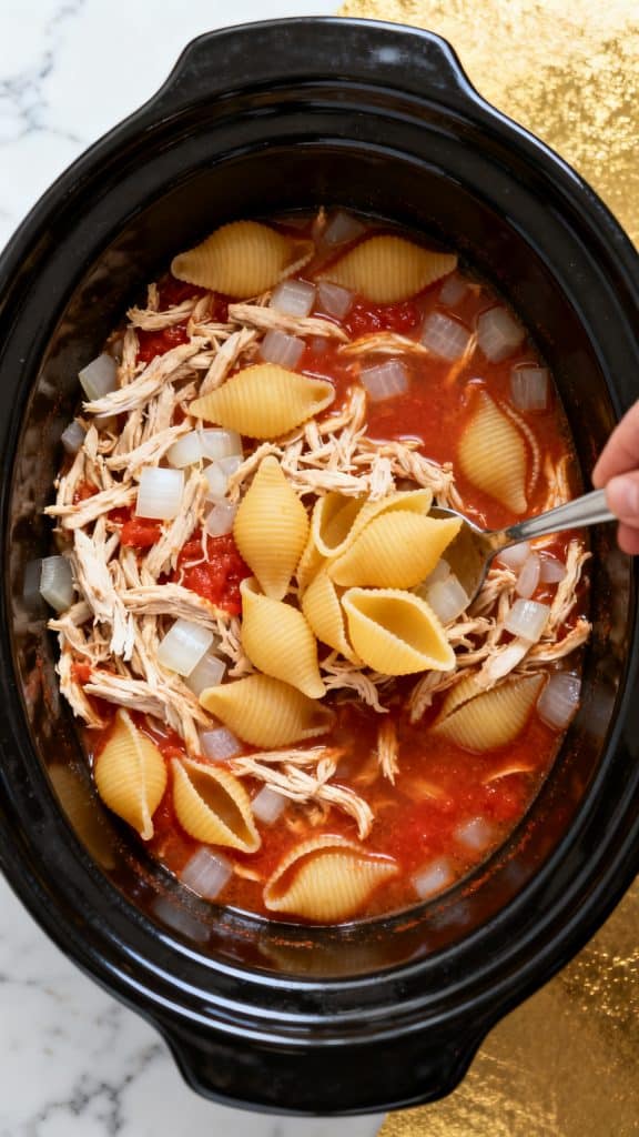 Crock Pot Creamy Chicken Parmesan Soup