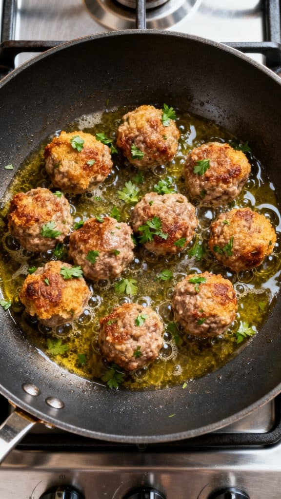Sticky Honey Garlic Meatballs