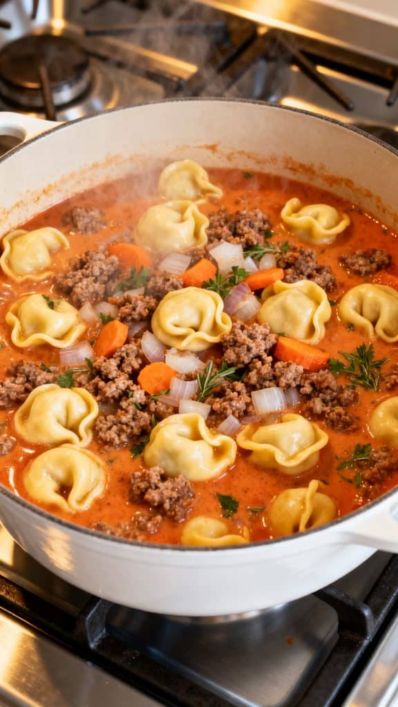 Sausage and Tortellini Soup Recipe