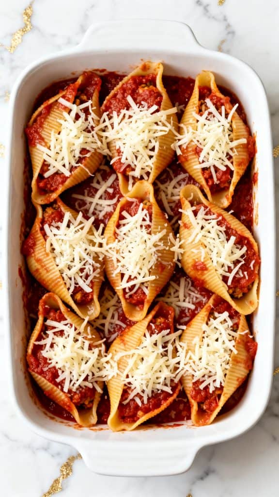Sausage & Ricotta Stuffed Shells