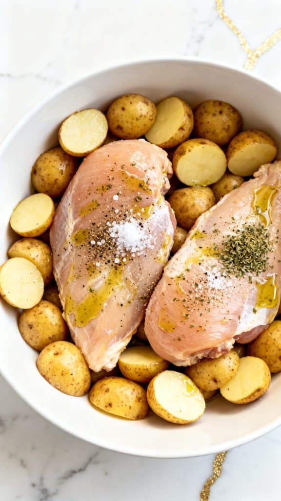 Sonia&rsquo;s One-Pan Garlic Herb Chicken and Potatoes