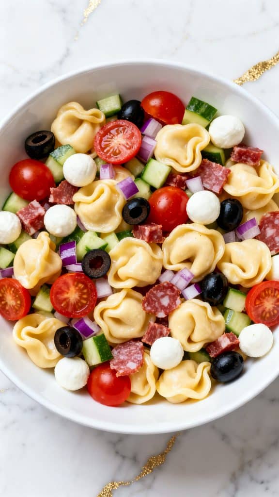 Italian Tortellini Pasta Salad