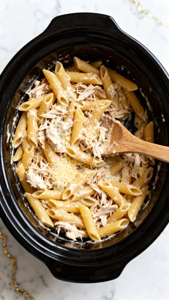 Crock Pot Olive Garden Chicken Alfredo Pasta