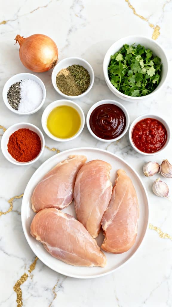 Crockpot Italian BBQ Chicken