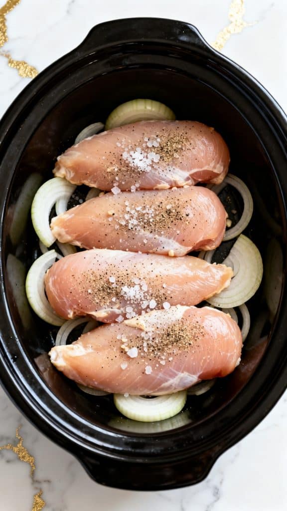 Crock Pot Creamy Lemon Chicken Breasts