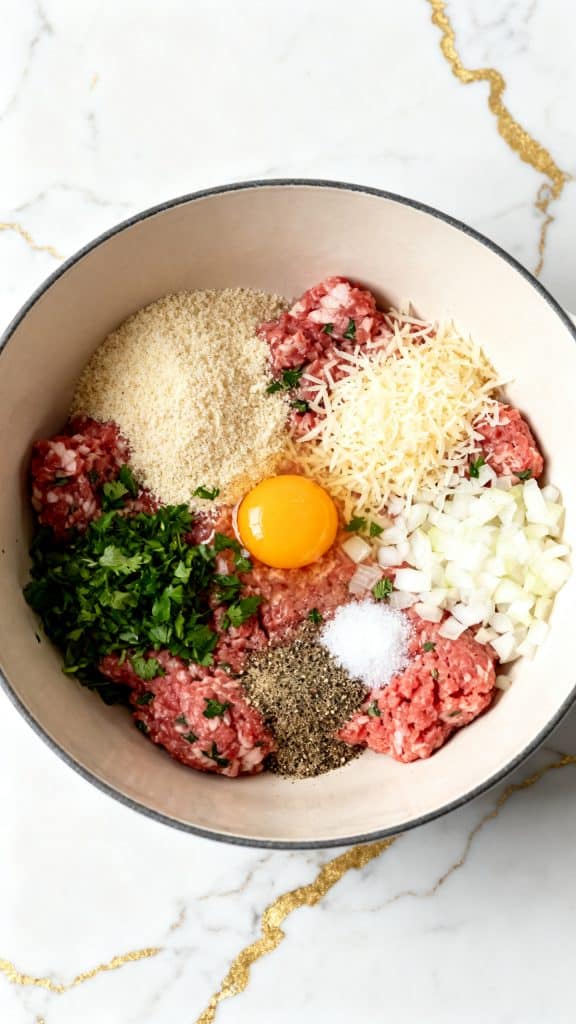 Garlic Butter Meatball Pasta