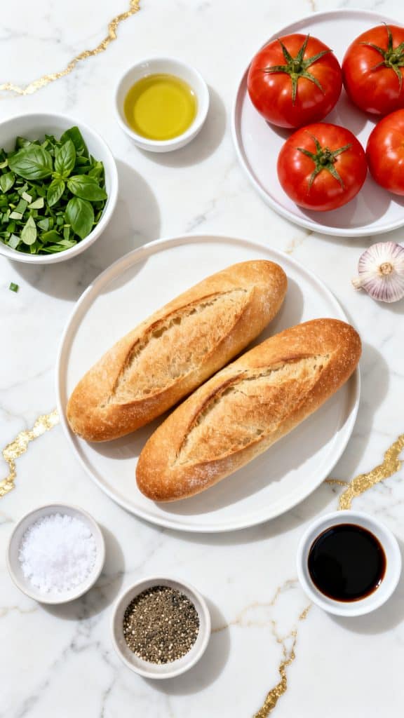 Bruschetta with Balsamic Glaze