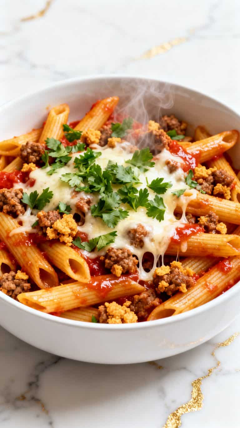 Italian Sausage Baked Penne