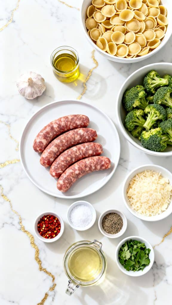 Orecchiette with Sausage and Broccoli