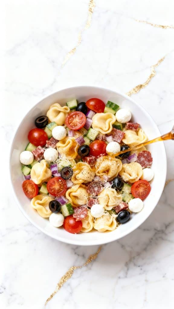 Italian Tortellini Pasta Salad