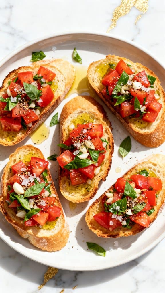 Bruschetta with Balsamic Glaze