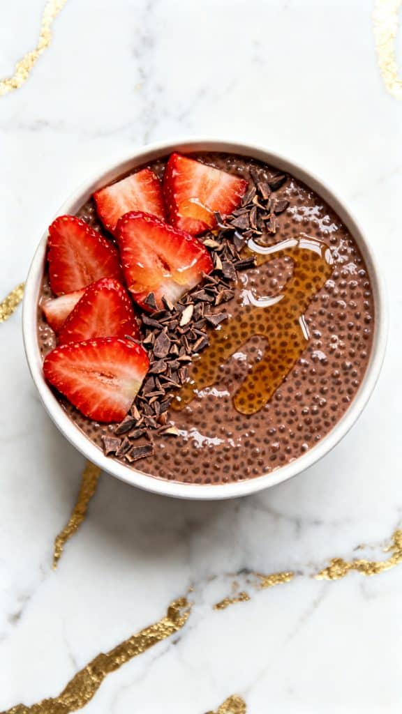 High-Protein Chocolate Chia Pudding