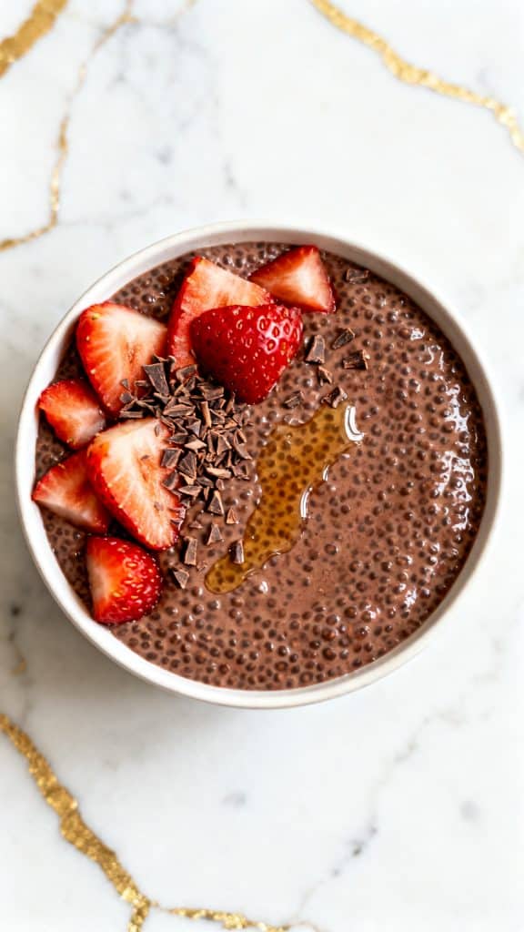 High-Protein Chocolate Chia Pudding