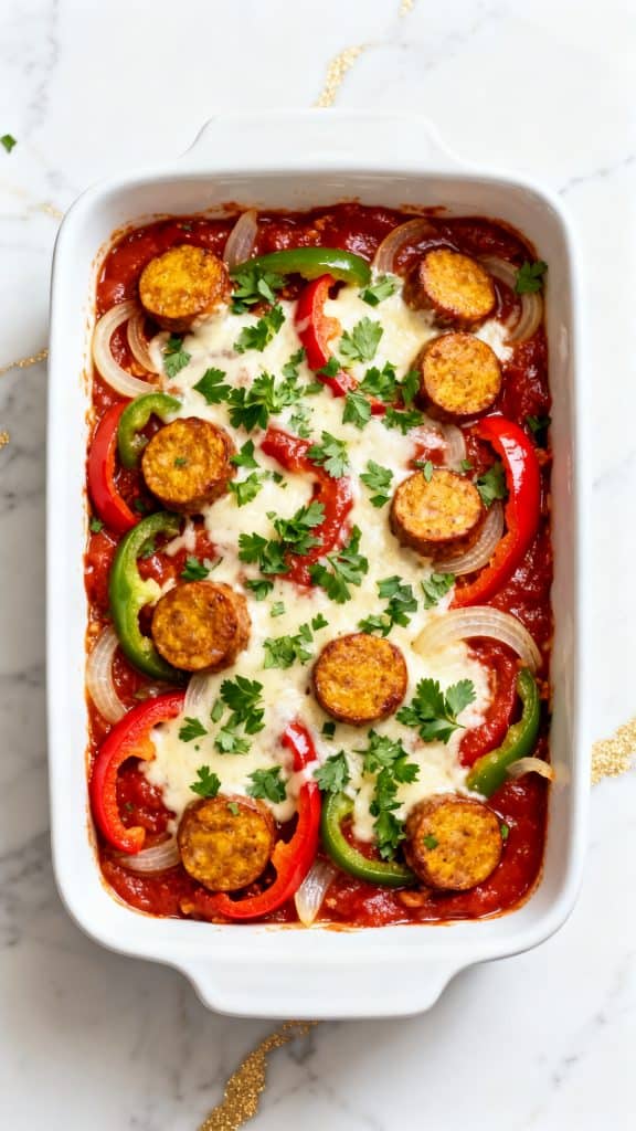 Italian Sausage & Pepper Casserole