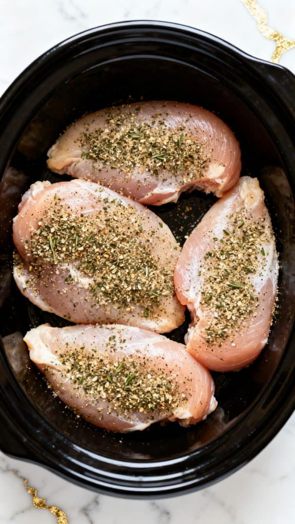 5- Ingredient Slow Cooker Creamy Italian Chicken