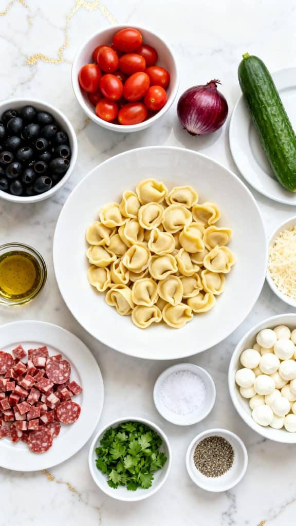 Italian Tortellini Pasta Salad
