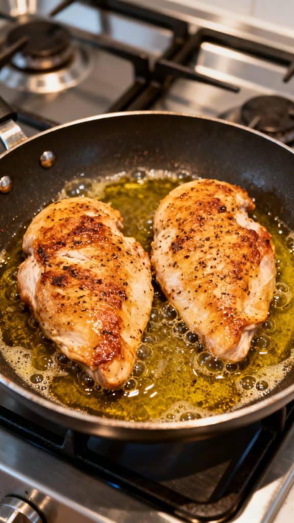 Italian Summer Dinner Party Menu: Creamy Tuscan Chicken Pasta