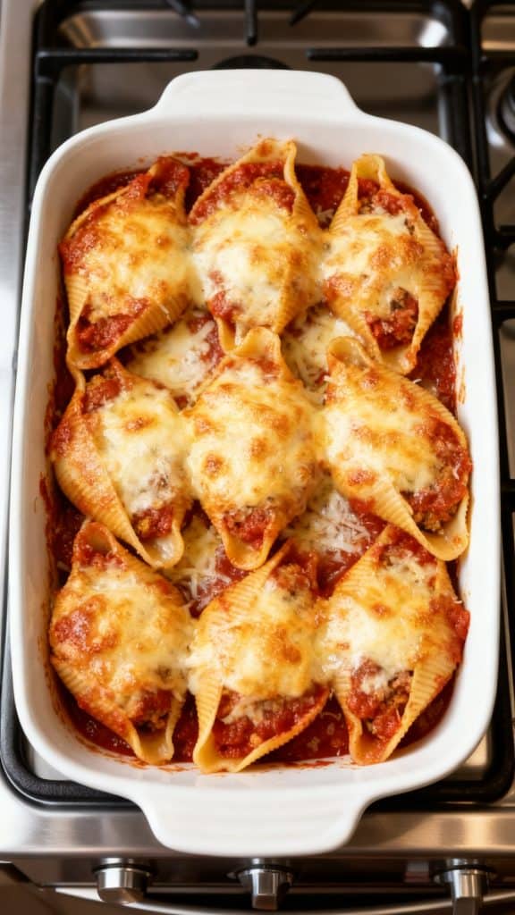 Sausage & Ricotta Stuffed Shells