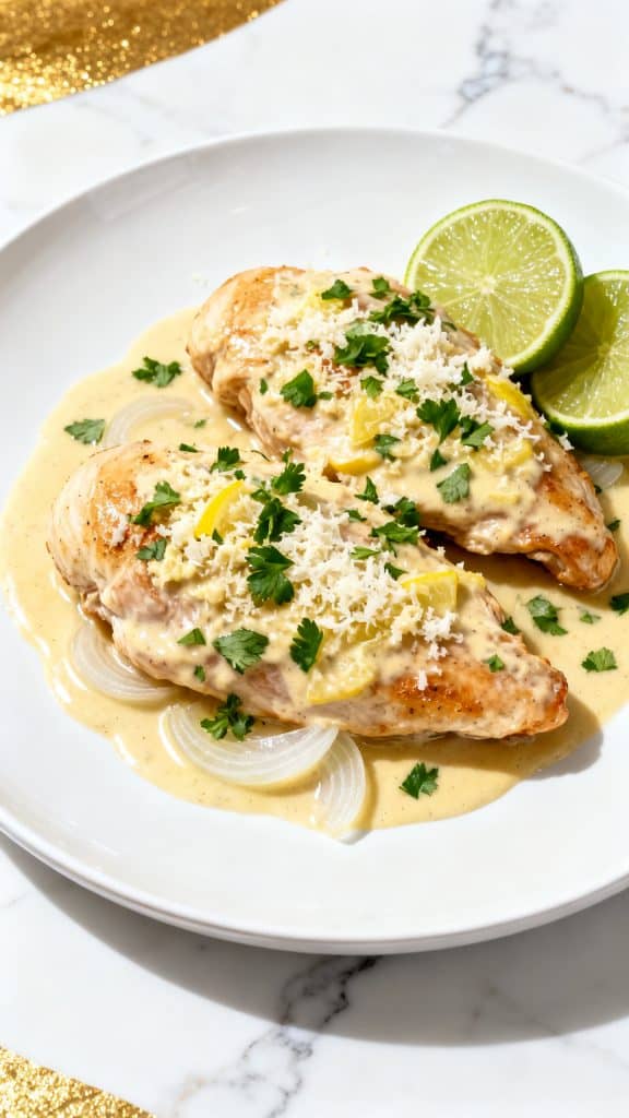 Crock Pot Creamy Lemon Chicken Breasts