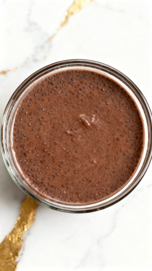 High-Protein Chocolate Chia Pudding