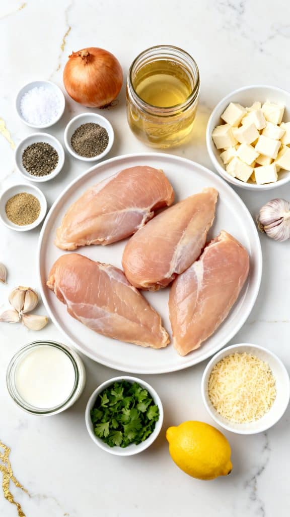 Crock Pot Creamy Lemon Chicken Breasts