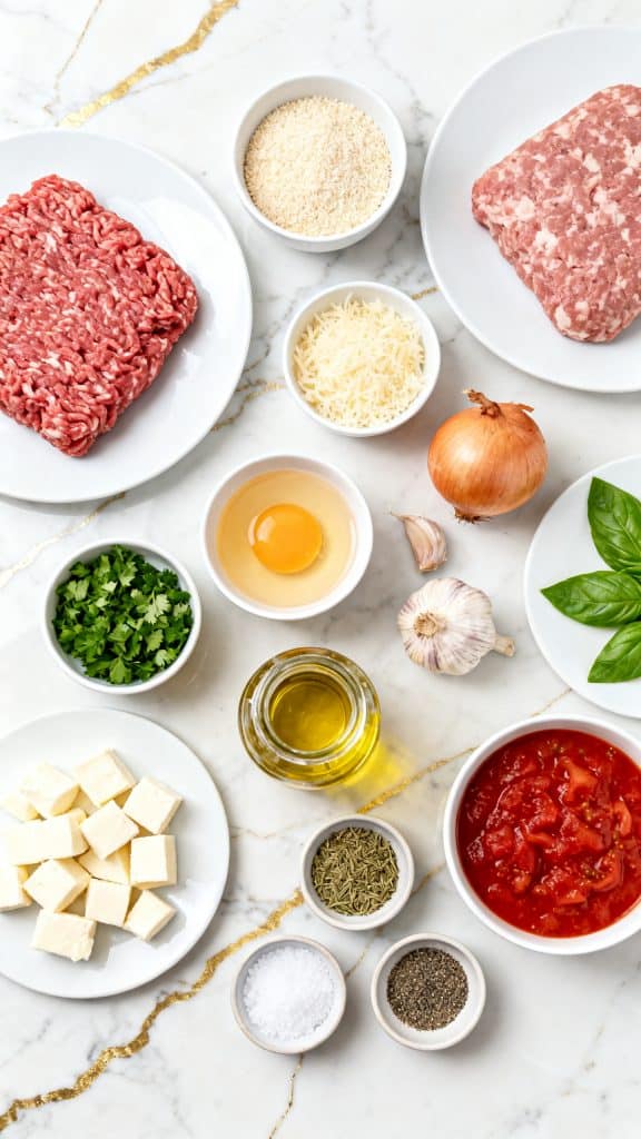 Stuffed Meatballs with Mozzarella Cheese