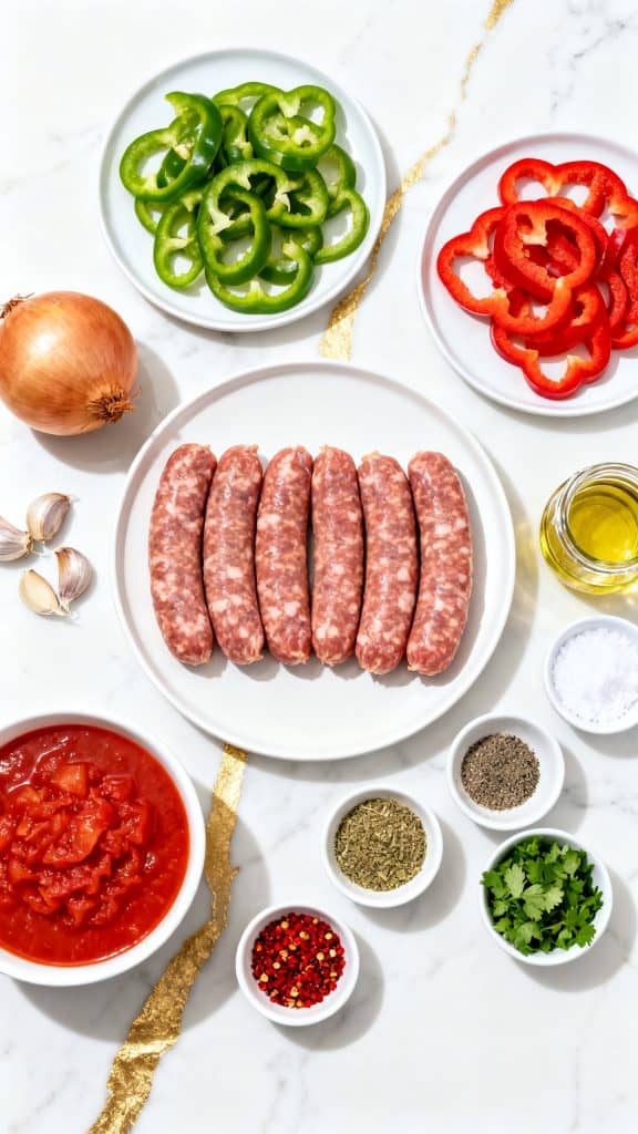 Italian Sausage Peppers and Onions