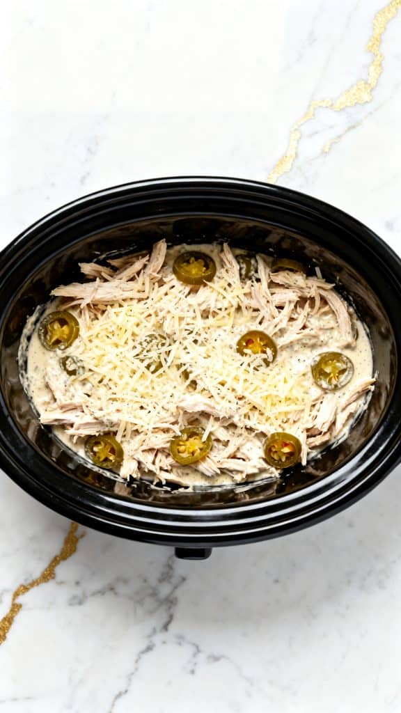 Slow Cooker Creamy Italian Chicken Sandwiches