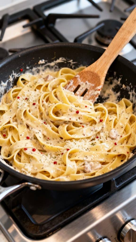 Creamy Garlic Parmesan Chicken Pasta